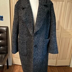 BR gray oversized coat.